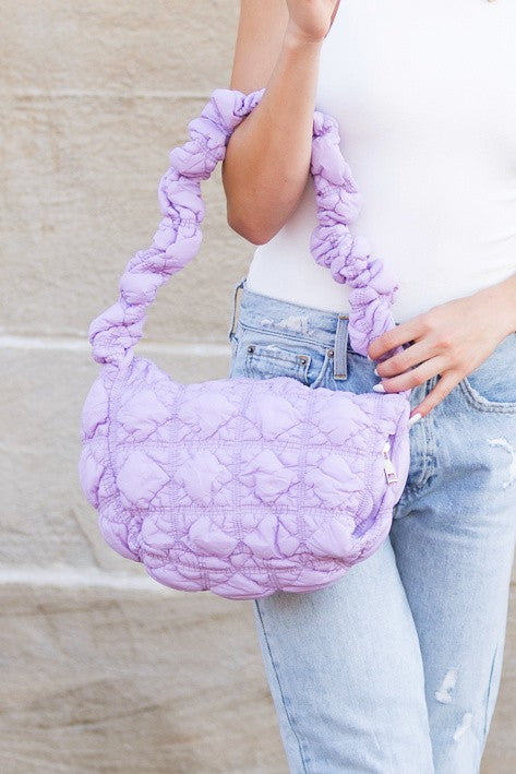 Indy Convertible Quilted Puffer Crossbody | Shop Webbi