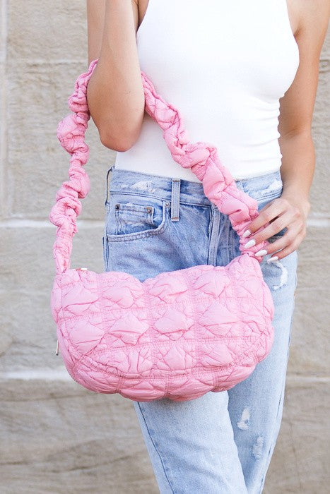 Indy Convertible Quilted Puffer Crossbody | Shop Webbi