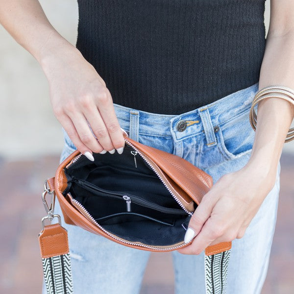 Aria Leather Compact Crossbody | Shop Webbi