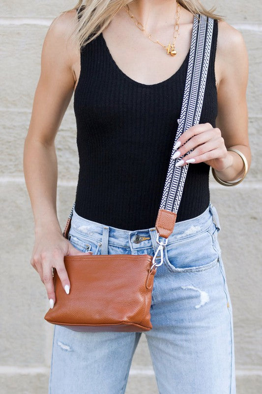 Aria Leather Compact Crossbody | Shop Webbi