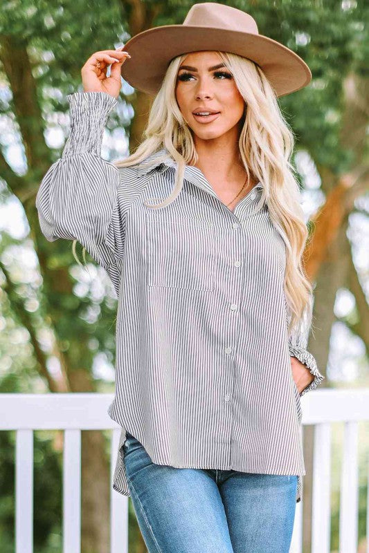 Fernanda Lantern Sleeve Shirt | Shop Webi