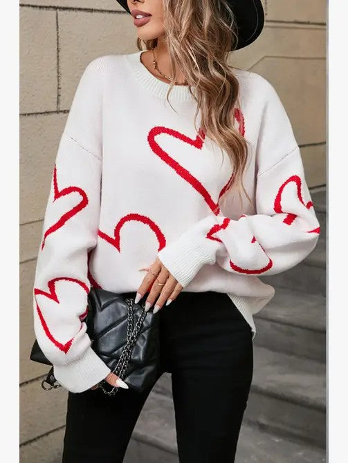 Heart Block Sweater