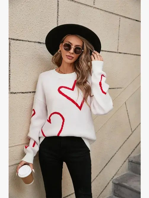 Heart Block Sweater