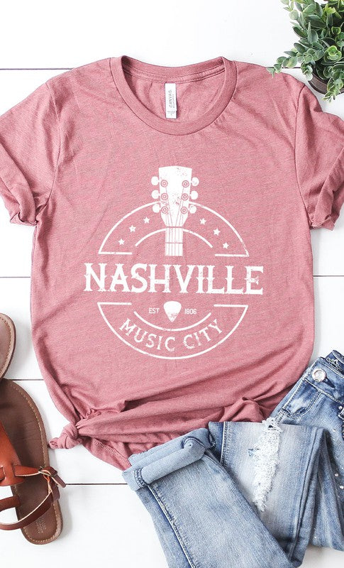 Nashville Music City Graphic Tee PLUS | Shop Webbi