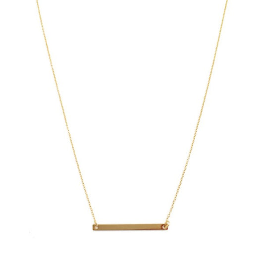 Classic Horizontal Bar Necklace | Shop Webbi