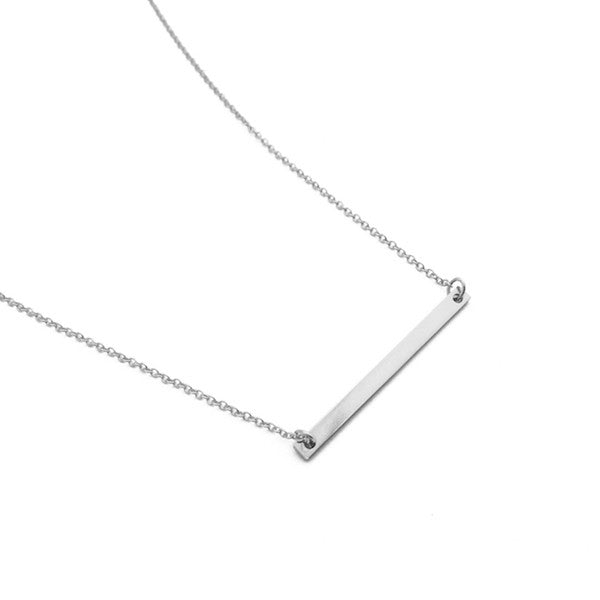 Classic Horizontal Bar Necklace | Shop Webbi