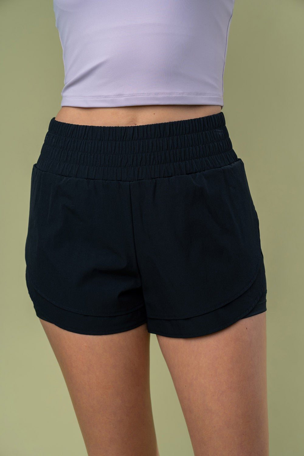 High Waisted Knit Shorts | Shop Webbi