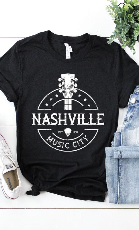 Nashville Music City Graphic Tee PLUS | Shop Webbi