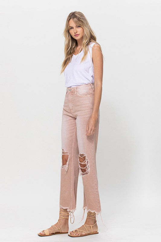 90's Vintage Crop Flare Jeans | Shop Webbi