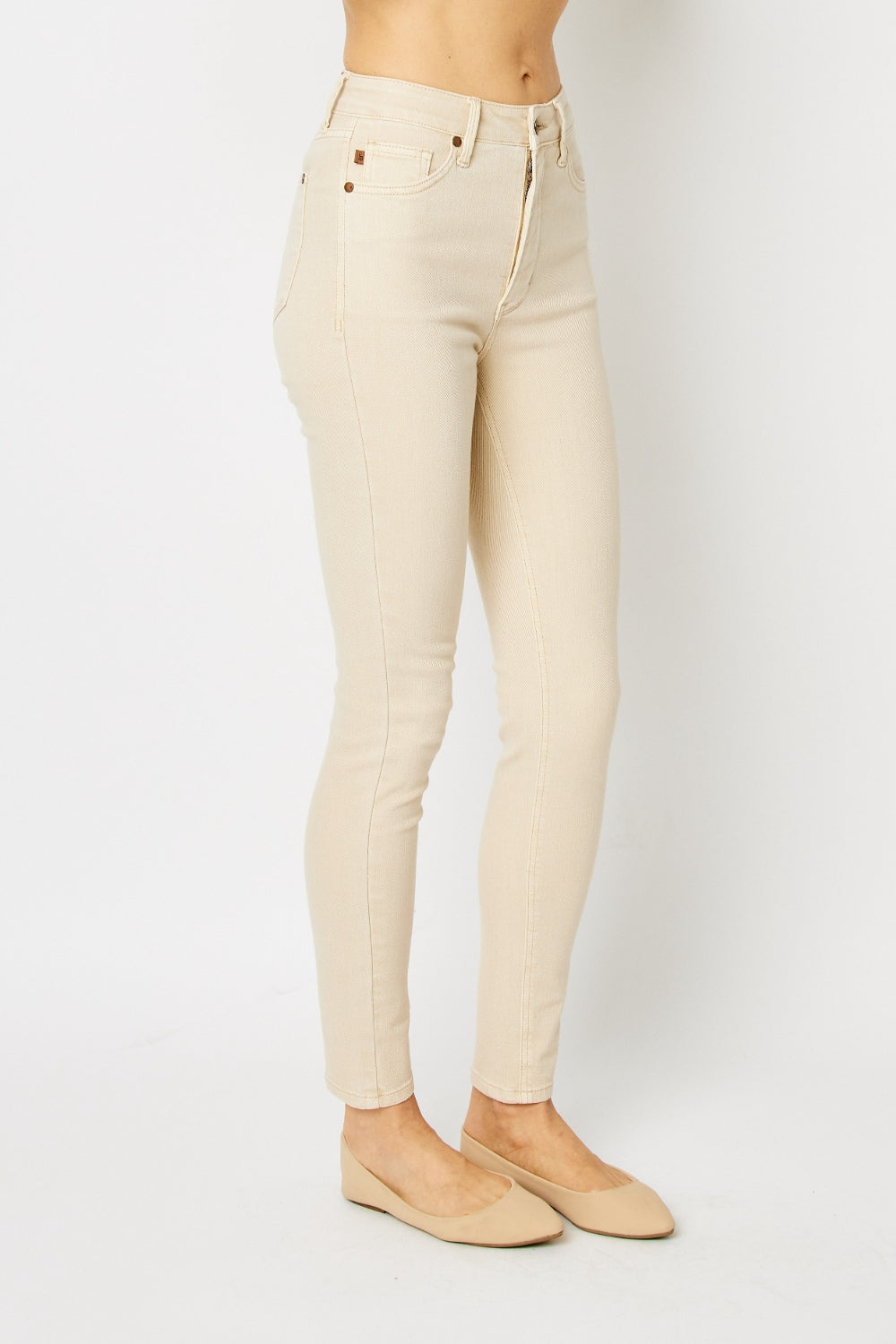 Judy Blue Full Size Garment Dyed Tummy Control Skinny Jeans | Shop Webbi