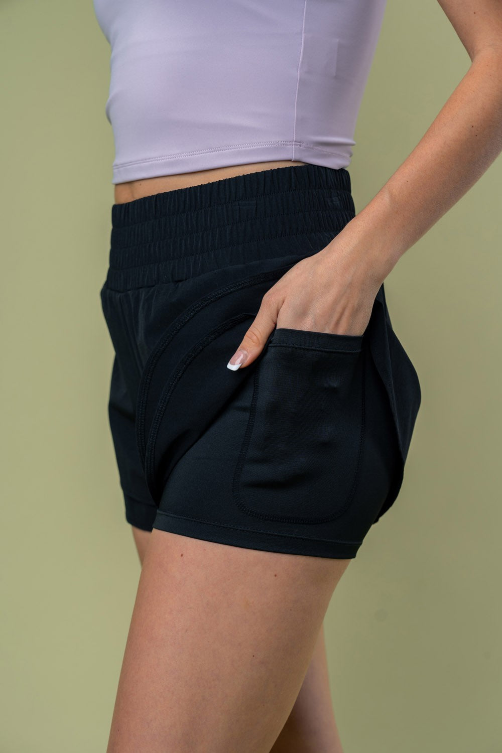 High Waisted Knit Shorts | Shop Webbi