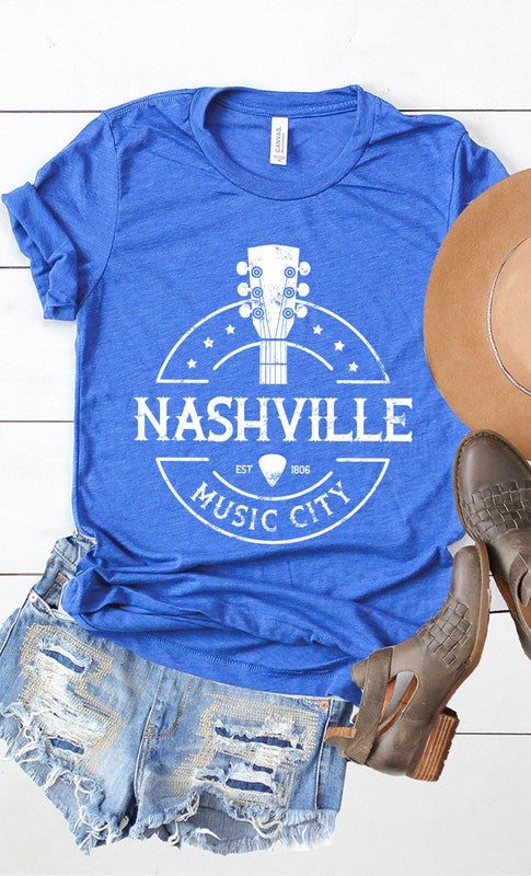 Nashville Music City Graphic Tee PLUS | Shop Webbi