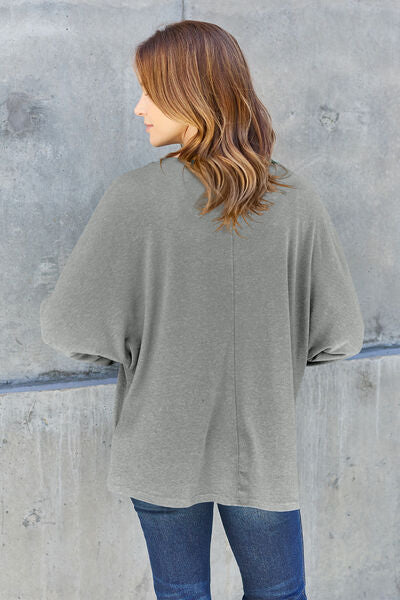 Miranda Round Neck Long Sleeve T-Shirt