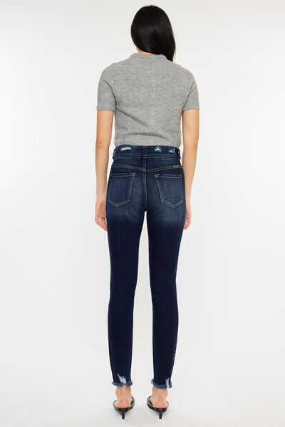 Kancan Cat's Whiskers Raw Hem High Waist Jeans | Shop Webbi