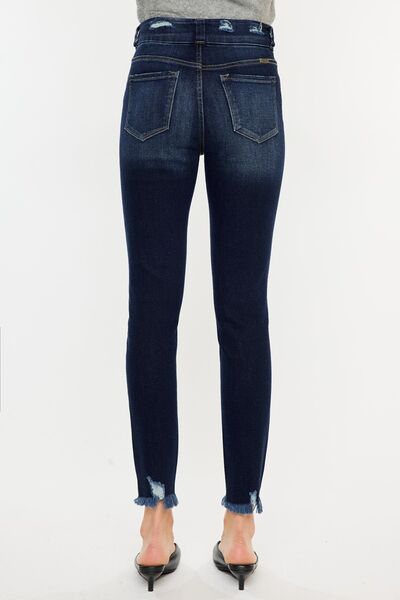 Kancan Cat's Whiskers Raw Hem High Waist Jeans | Shop Webbi