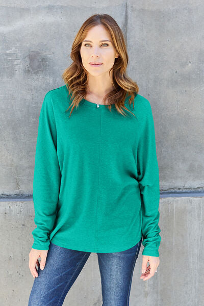 Miranda Round Neck Long Sleeve T-Shirt