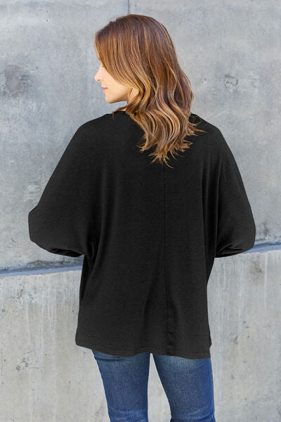 Miranda Round Neck Long Sleeve T-Shirt